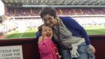 In the Trinity Road stand with our eldest daughter during her first match in 2011
